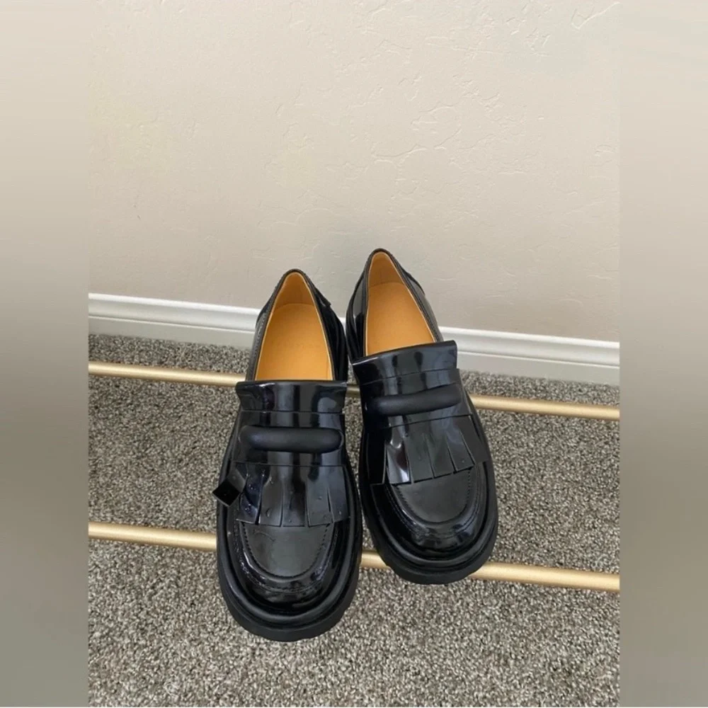 4ccccees Fringe chunky loafers like new condition - Picture 4 of 5